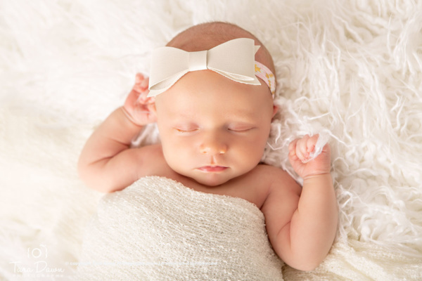 newborn white